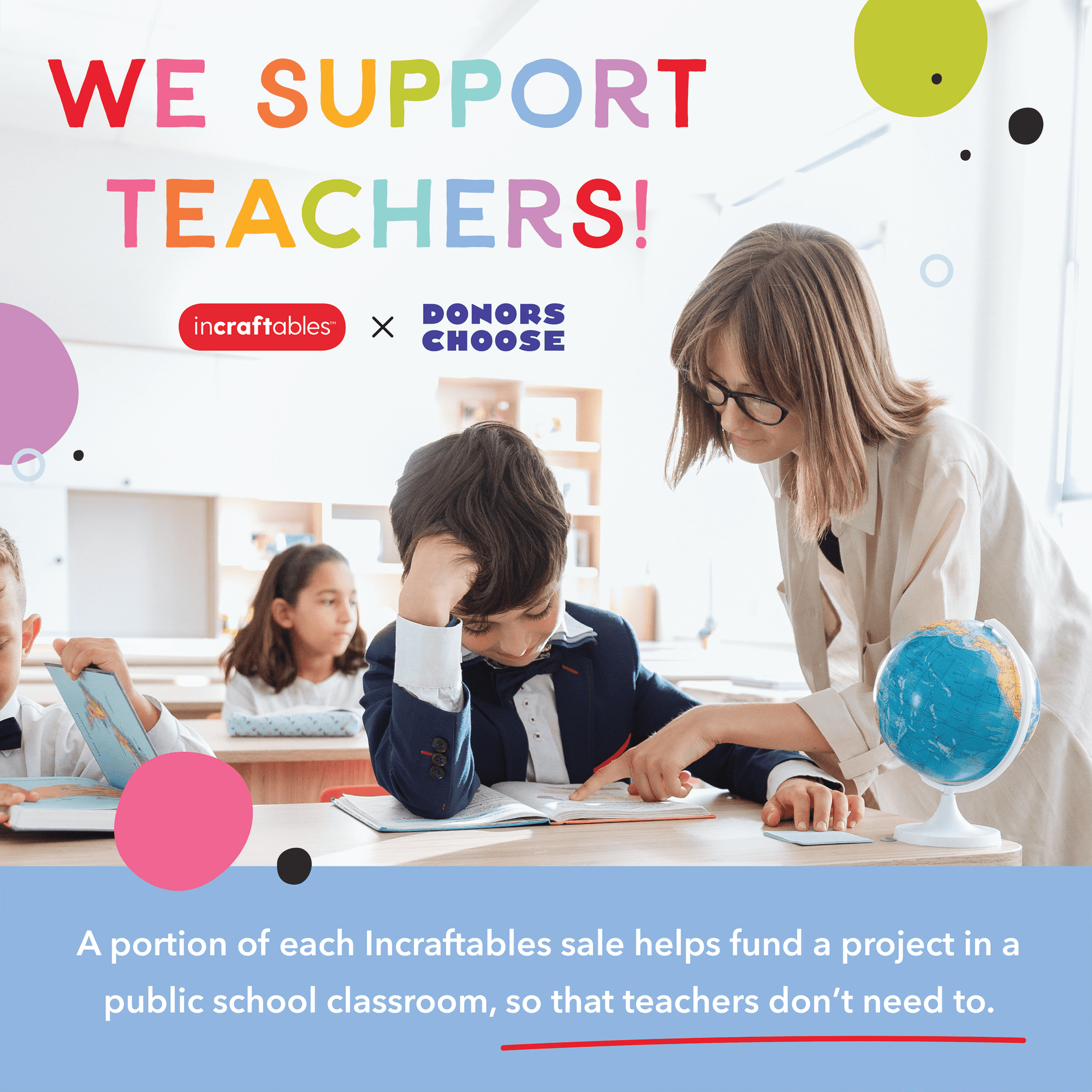 Image of Bulk Puffy Sticker Girl Teacher Support | Caption-Bulk Puffy Sticker Girl Teacher Support