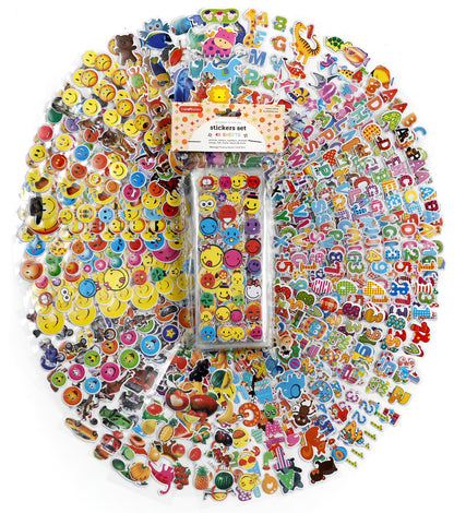 Image of Bulk Puffy Sticker Unisex Overview 