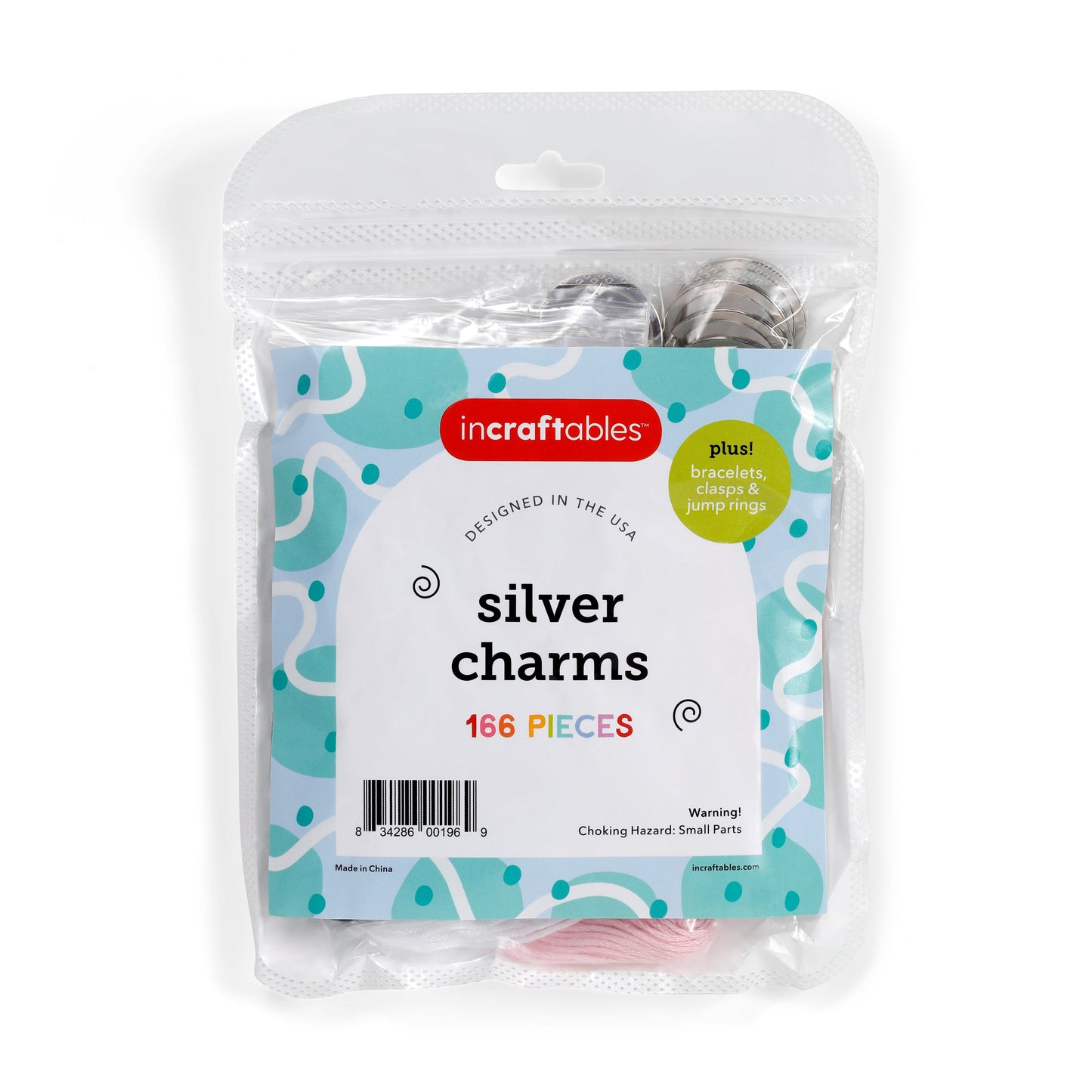 Image of Packaging of Bulk Silver Antique Charms Set | Caption-Packaging of Bulk Silver Antique Charms Set