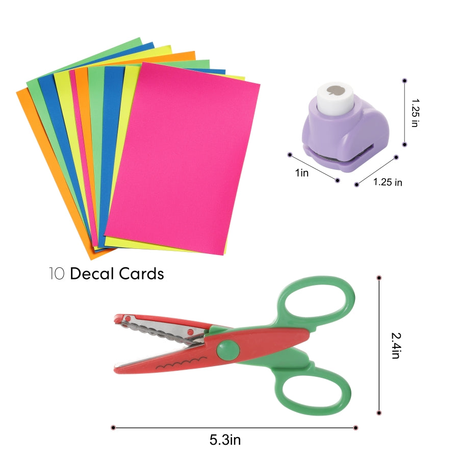 Image of Size Guide for Bulk Pattern Scissors Kit  | Caption-Size Guide for Bulk Pattern Scissors Kit